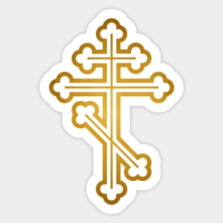 Orthodox Cross Sticker